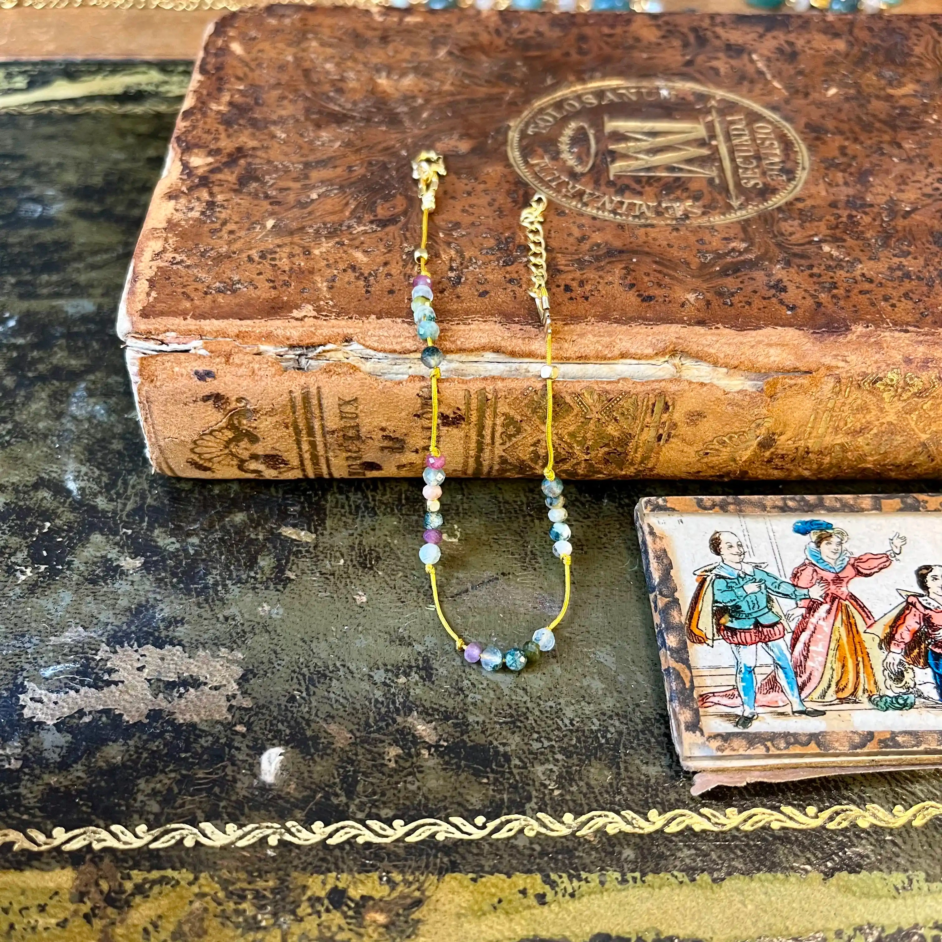 Bracelet fil de soie