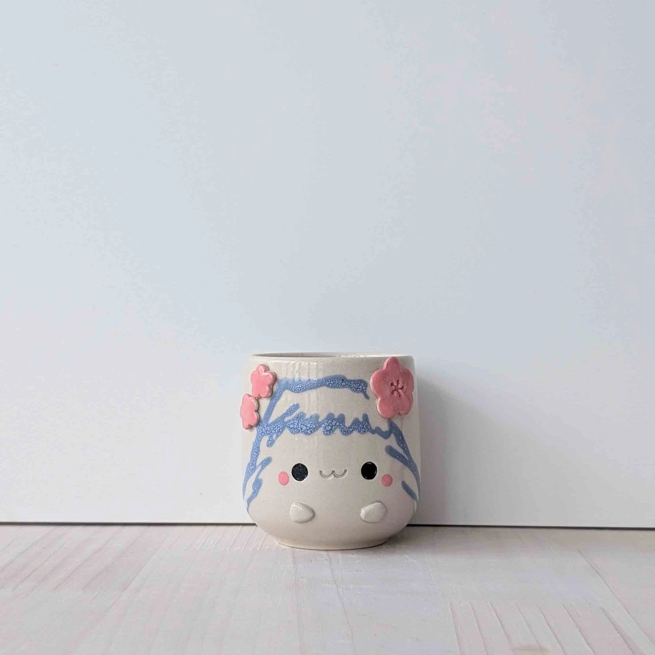 Tasse Mont Fuji Happy Face en céramique