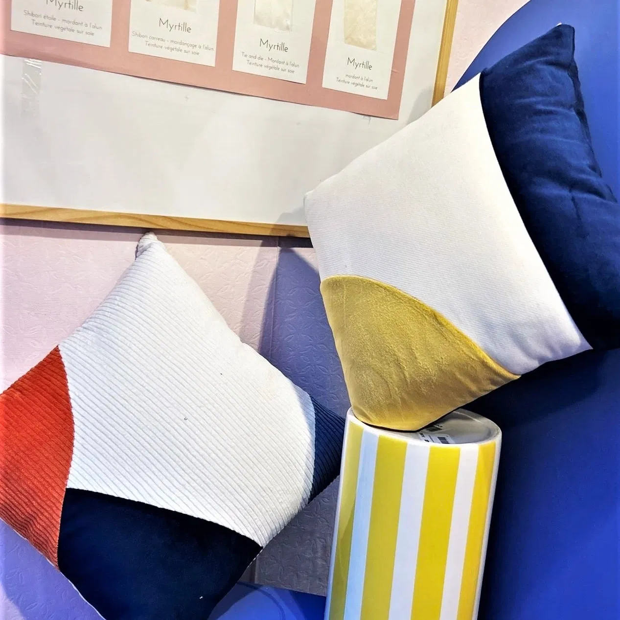 Le coussin patchwork