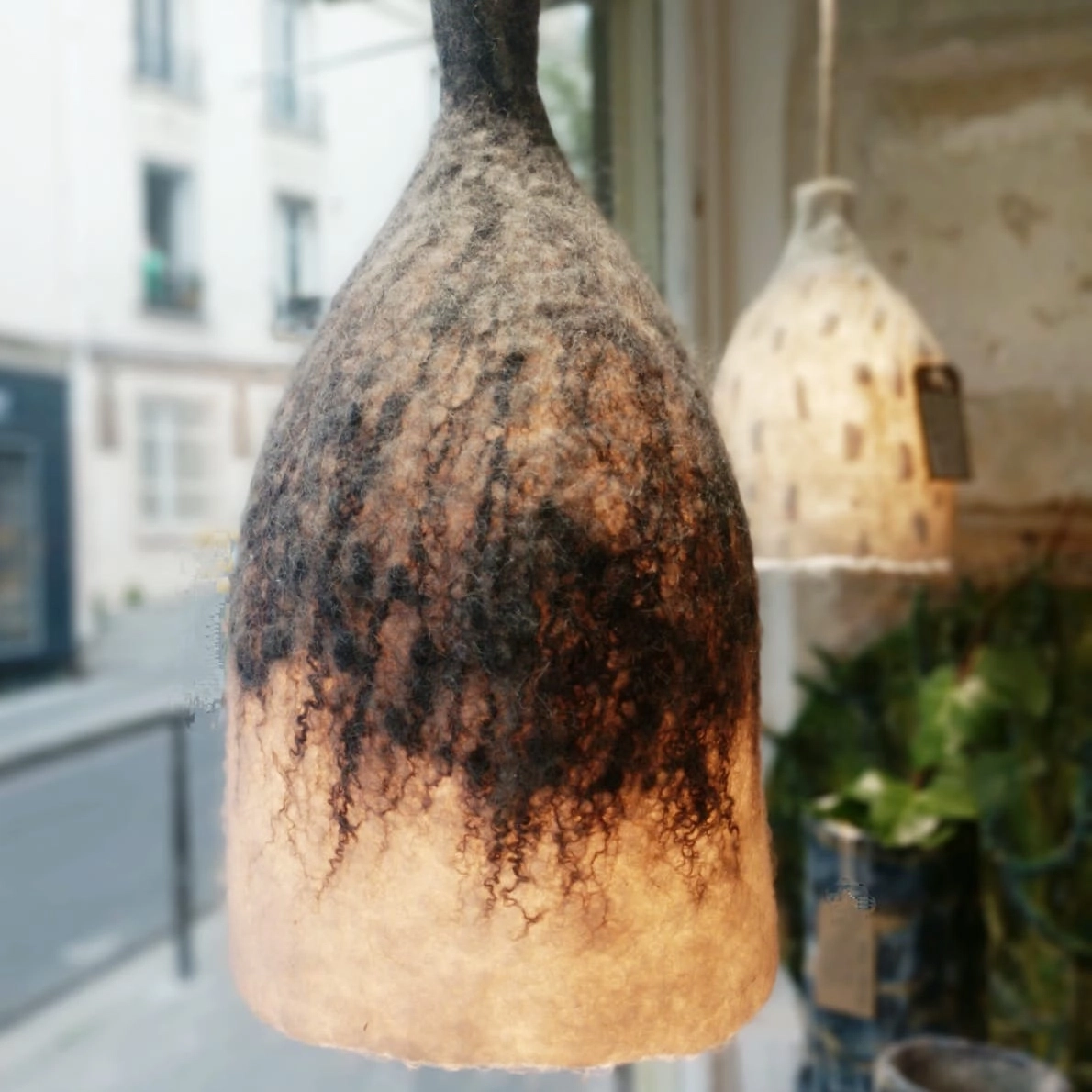 Atelier Lanzetta,Abat-jour en feutre de laine