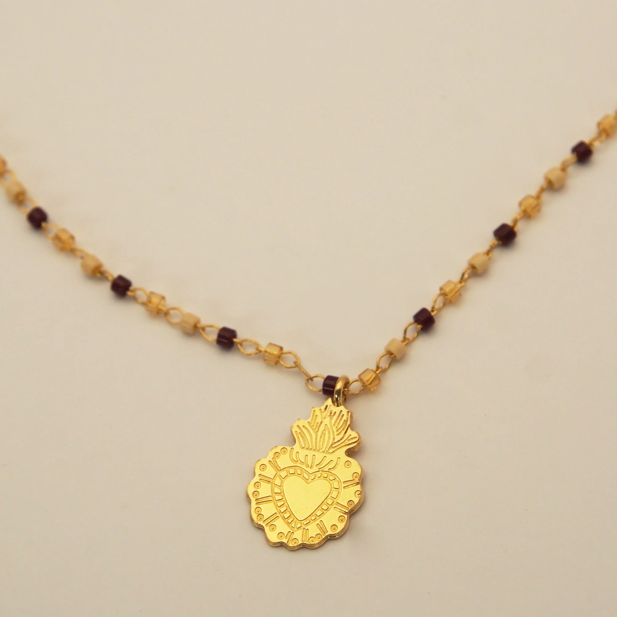 Collier chapelet Ex-voto