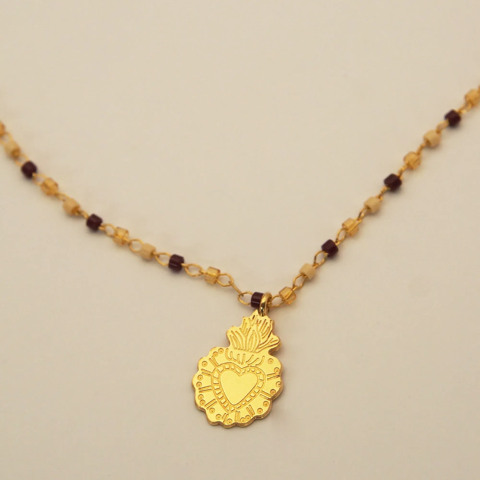 Collier chapelet Ex-voto