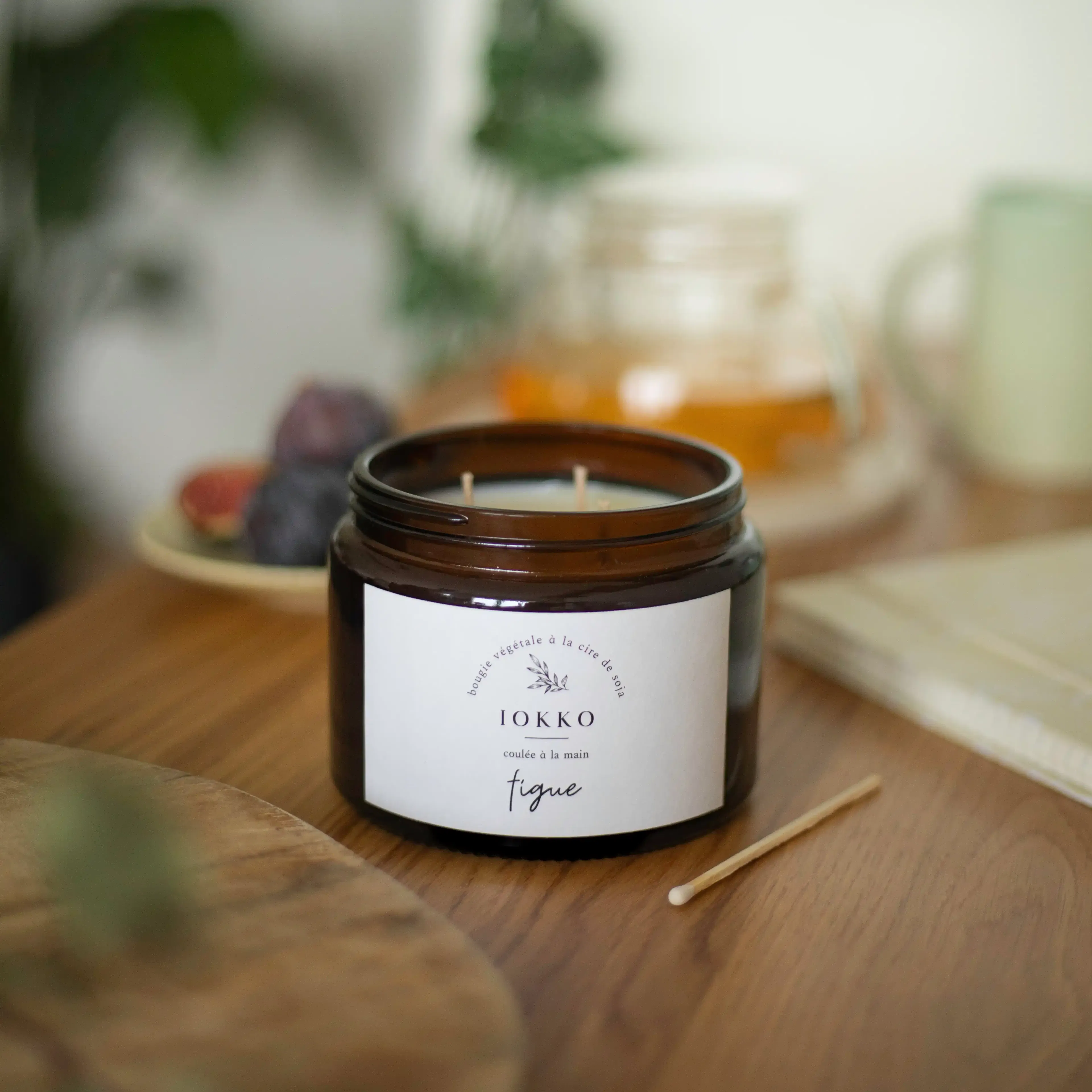 Bougie Parfumée Naturelle Figue - 3 tailles