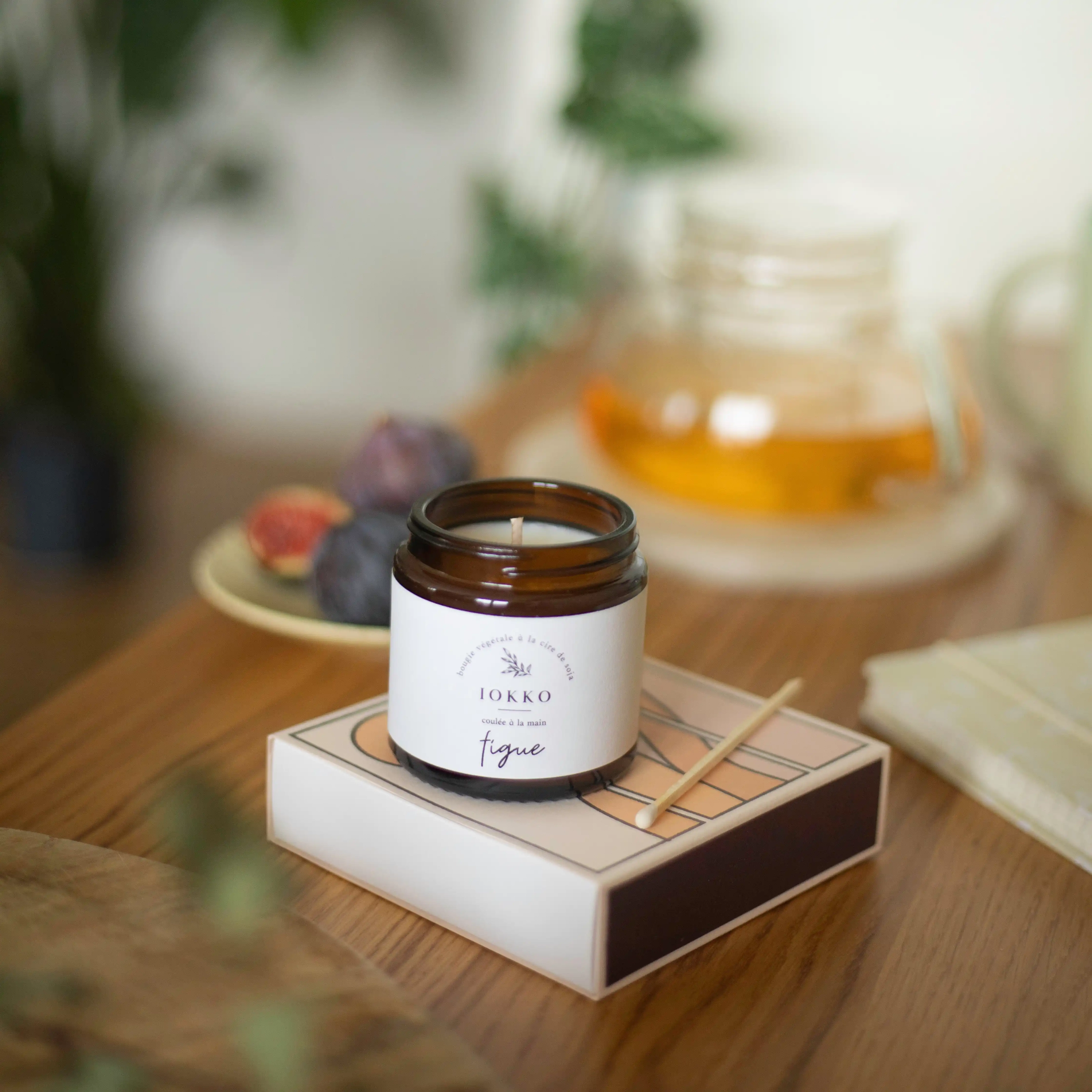 Bougie Parfumée Naturelle Figue - 3 tailles