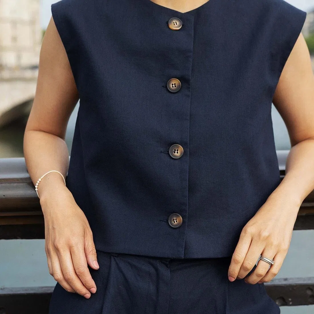 Halle cardigan - navy