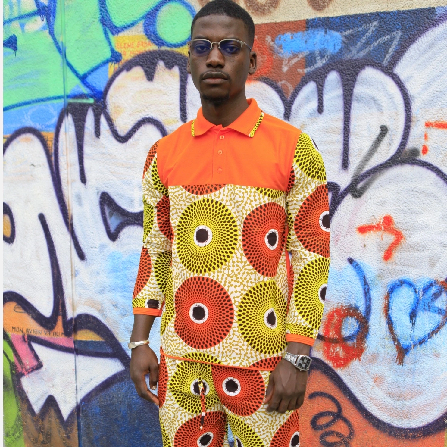 Ensemble été « Ouz » ( Polo-bermuda en Wax )