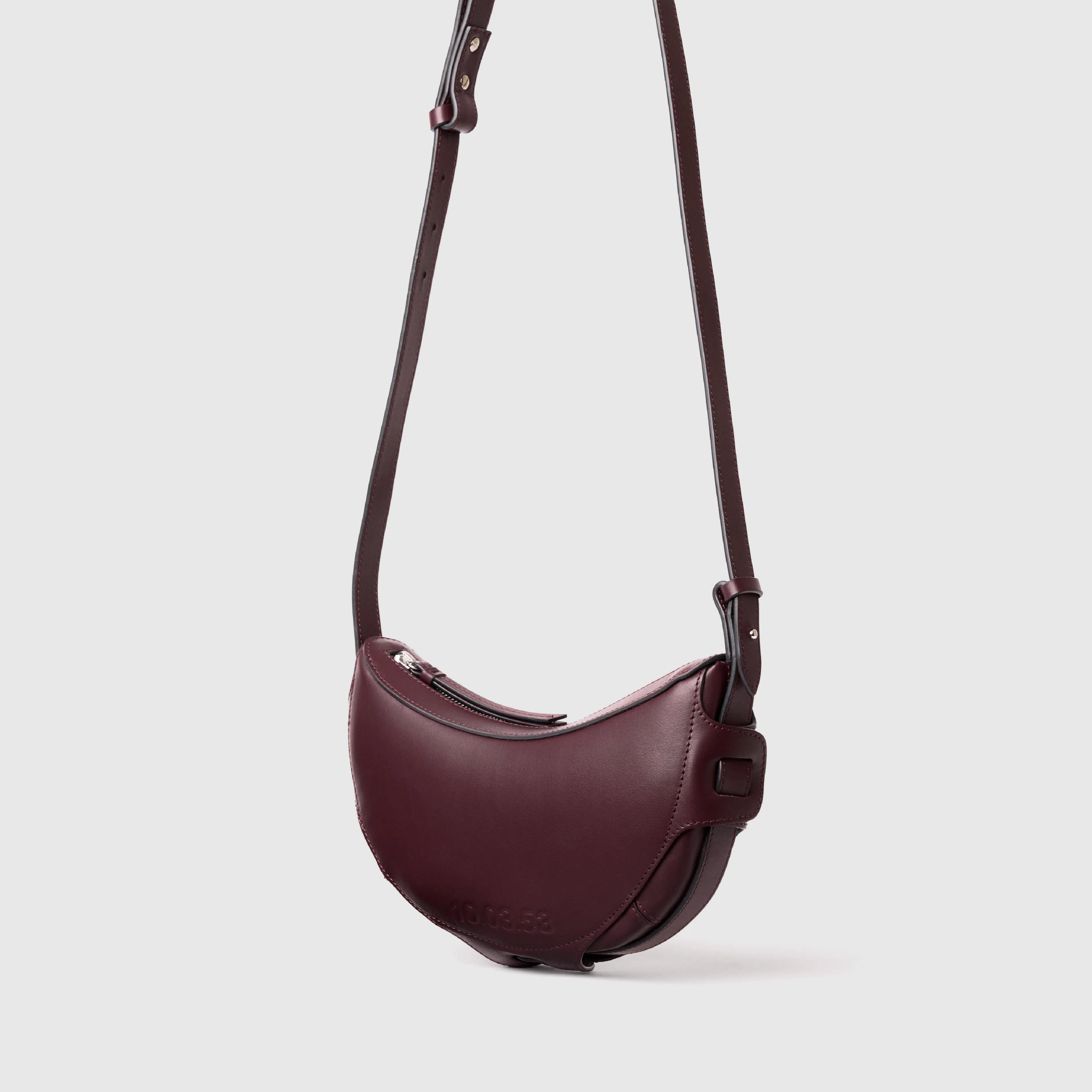 Sac DEMI-LUNE BORDEAUX