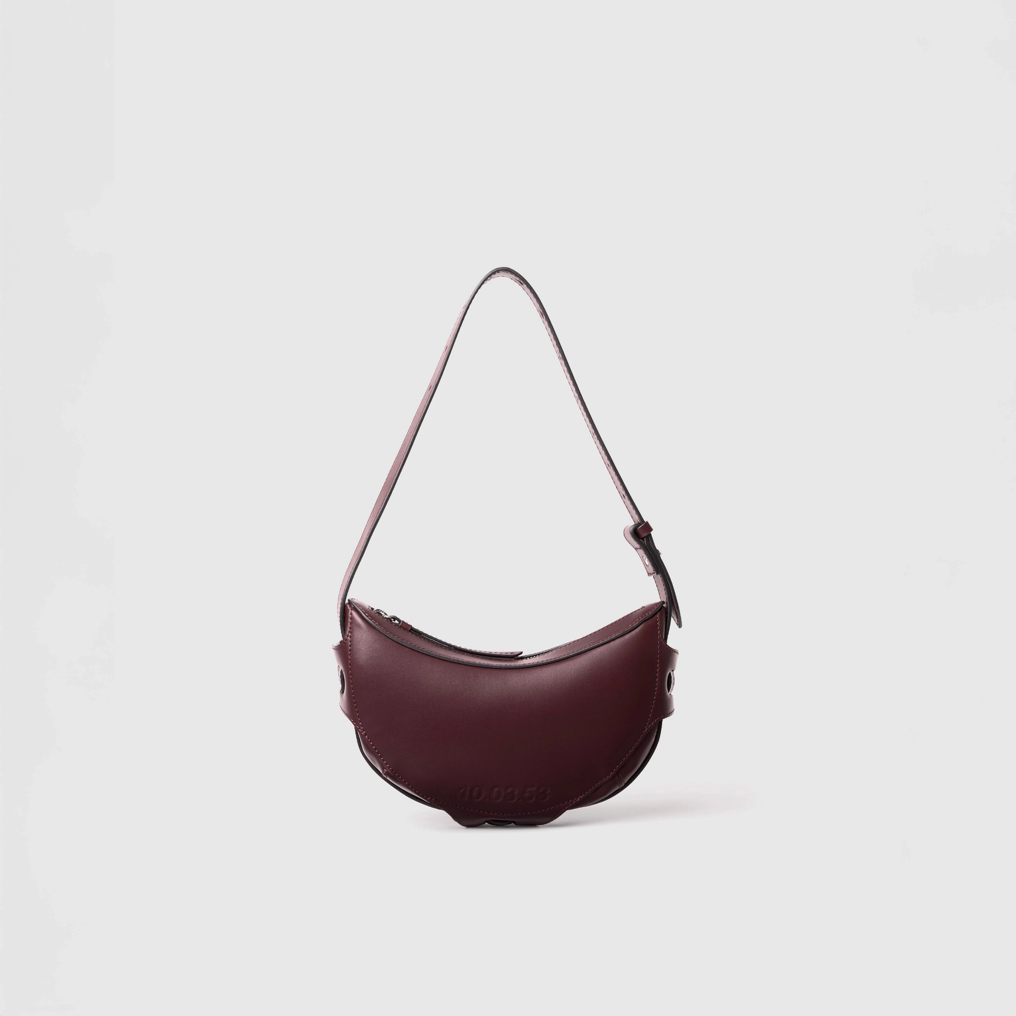 Sac DEMI-LUNE BORDEAUX