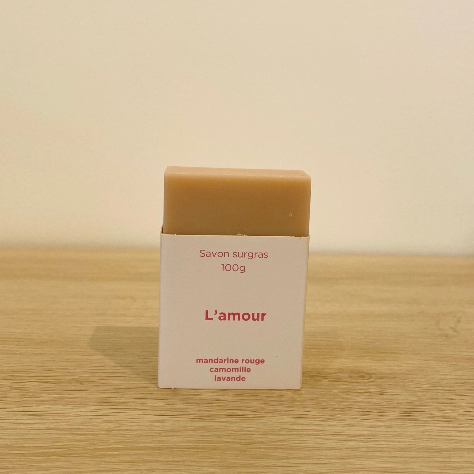 L'amour, savon surgras à la camomille