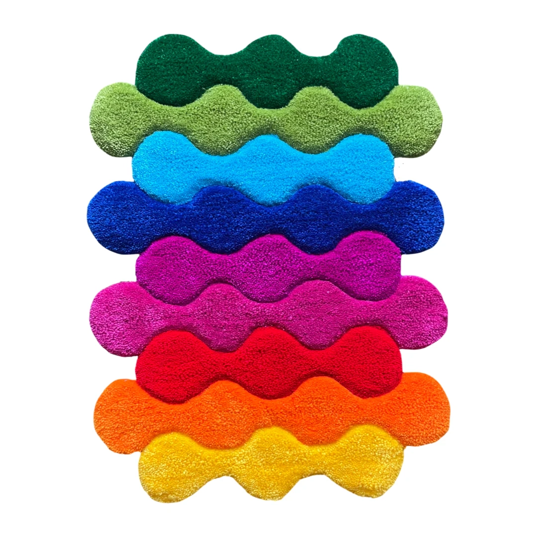 Tapis Olga petit format. Dimensions : 43/54 cm. Laine acrylique. Délais de livraison 1 mois