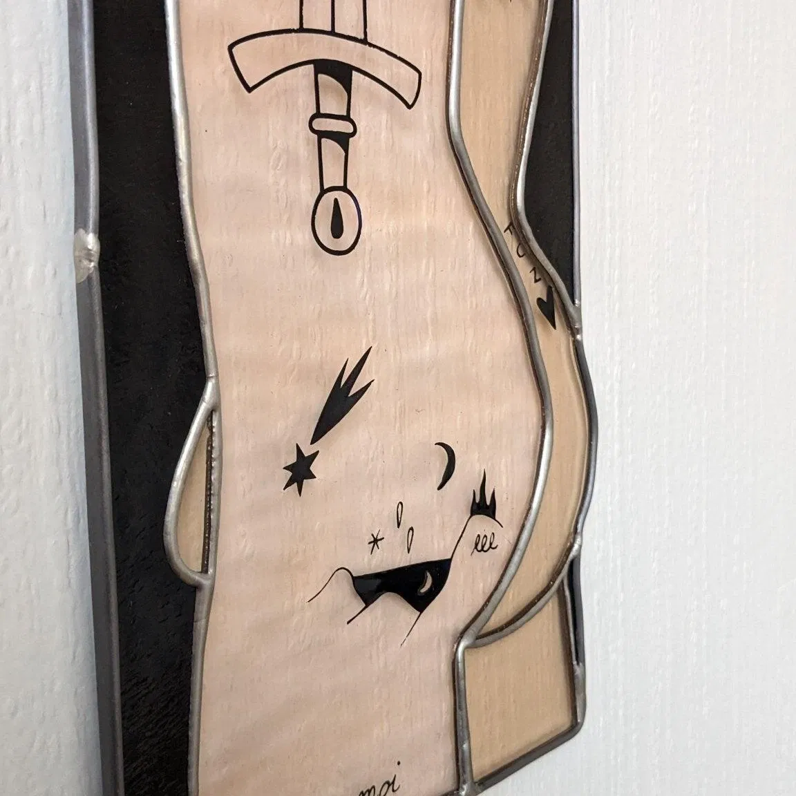 Dos - Collab LES VITRAUX TATOUÉS - TUE L'AMOUR X FOUTU POUR FOUTU