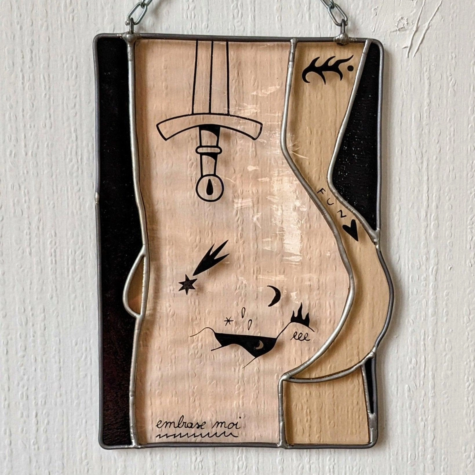 Dos - Collab LES VITRAUX TATOUÉS - TUE L'AMOUR X FOUTU POUR FOUTU