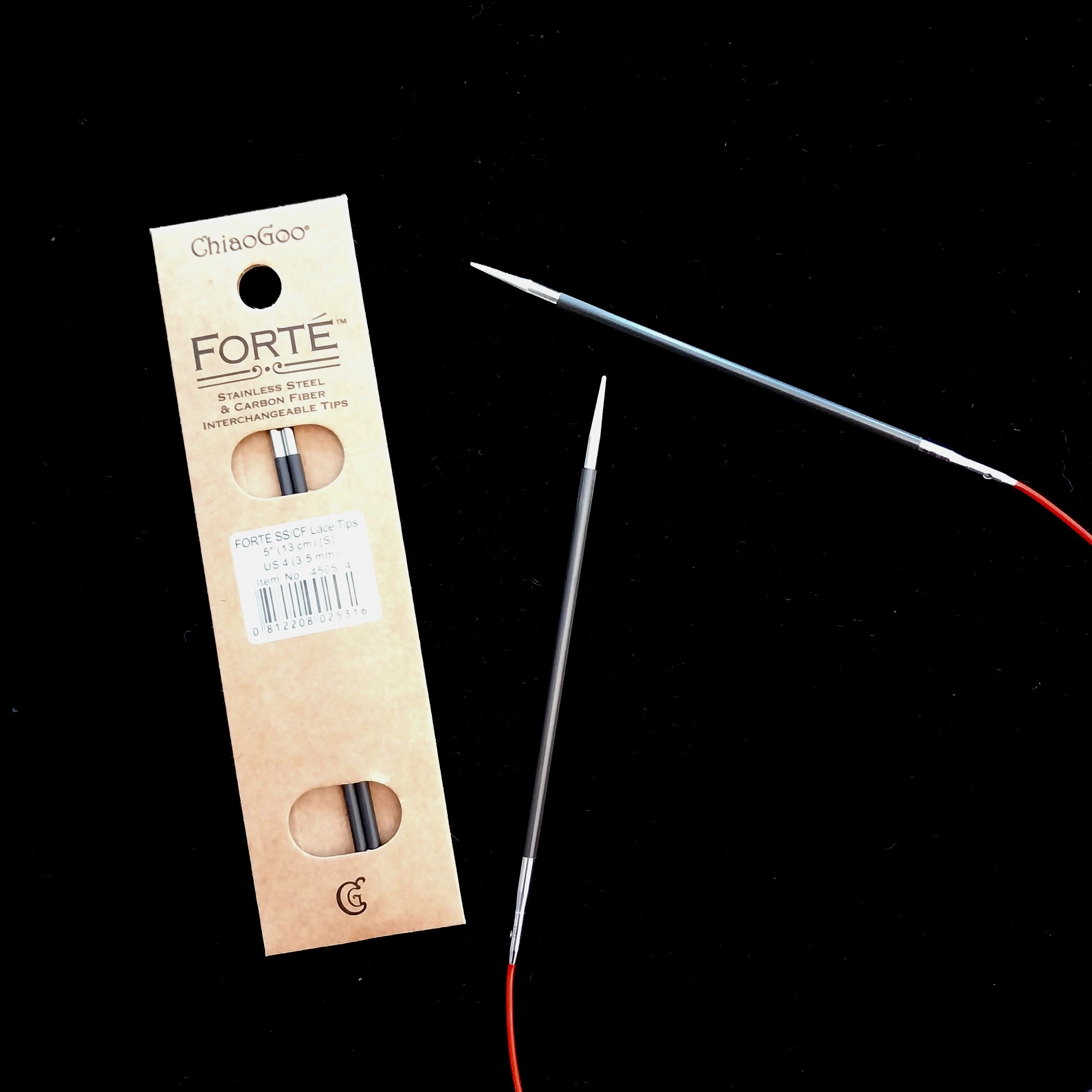 Pointes ChiaoGoo Forté 13 cm