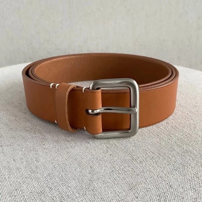 Ceinture homme 35 mm – boucle laiton apparente