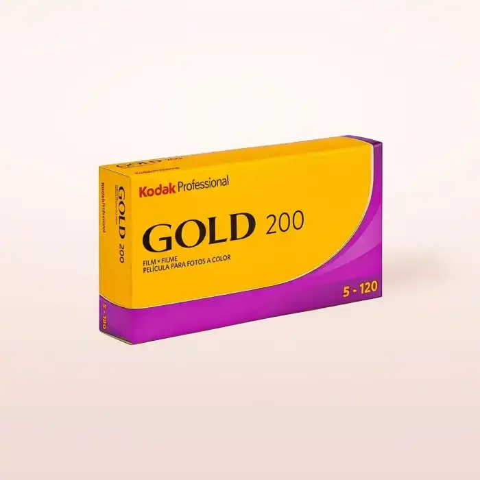 Pack 5 films Kodak Gold 200 (120mm) Pro Image Service Paris