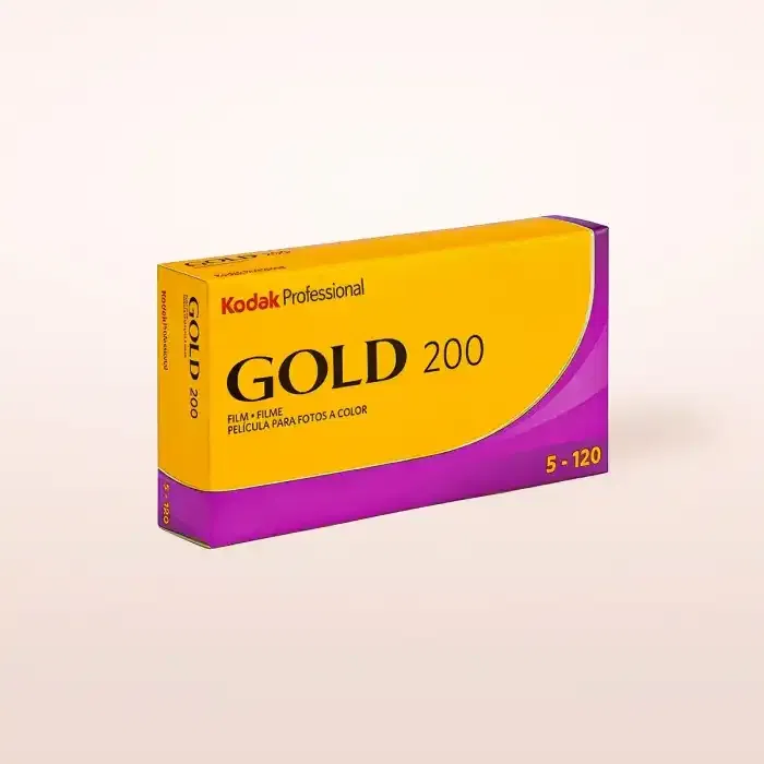 Pack 5 films Kodak Gold 200 (120mm) Pro Image Service Paris