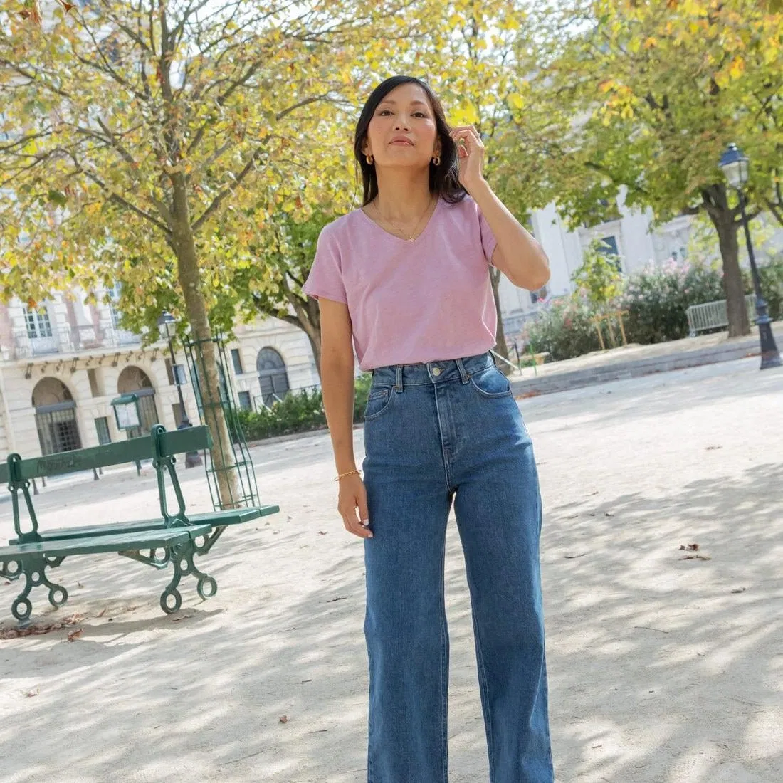 Simone tee shirt - mauve