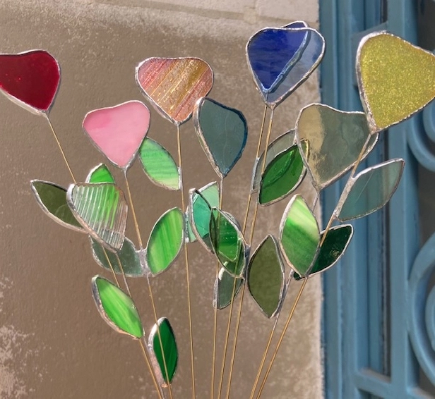 P'tits coeurs, Vitrail