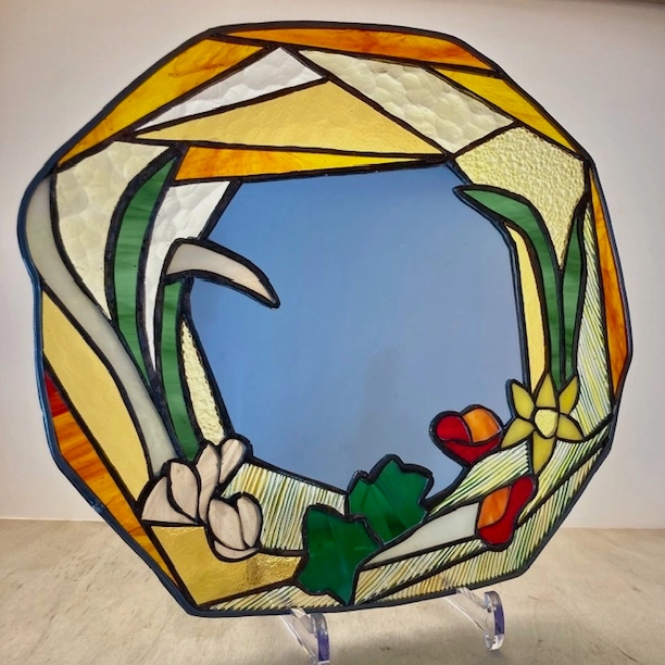 Bords d'étang, Vitrail