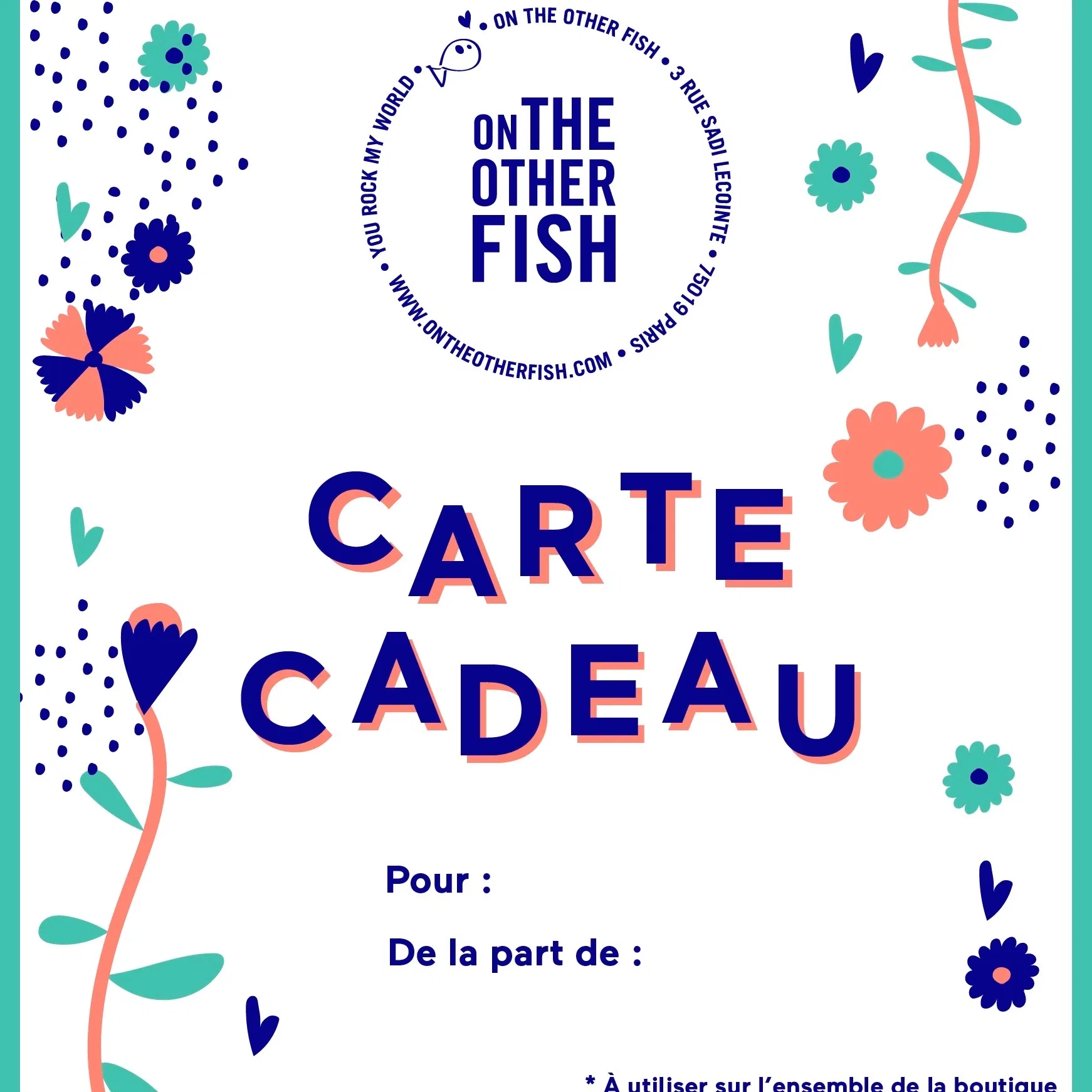 Carte cadeau Les Imprimeuses