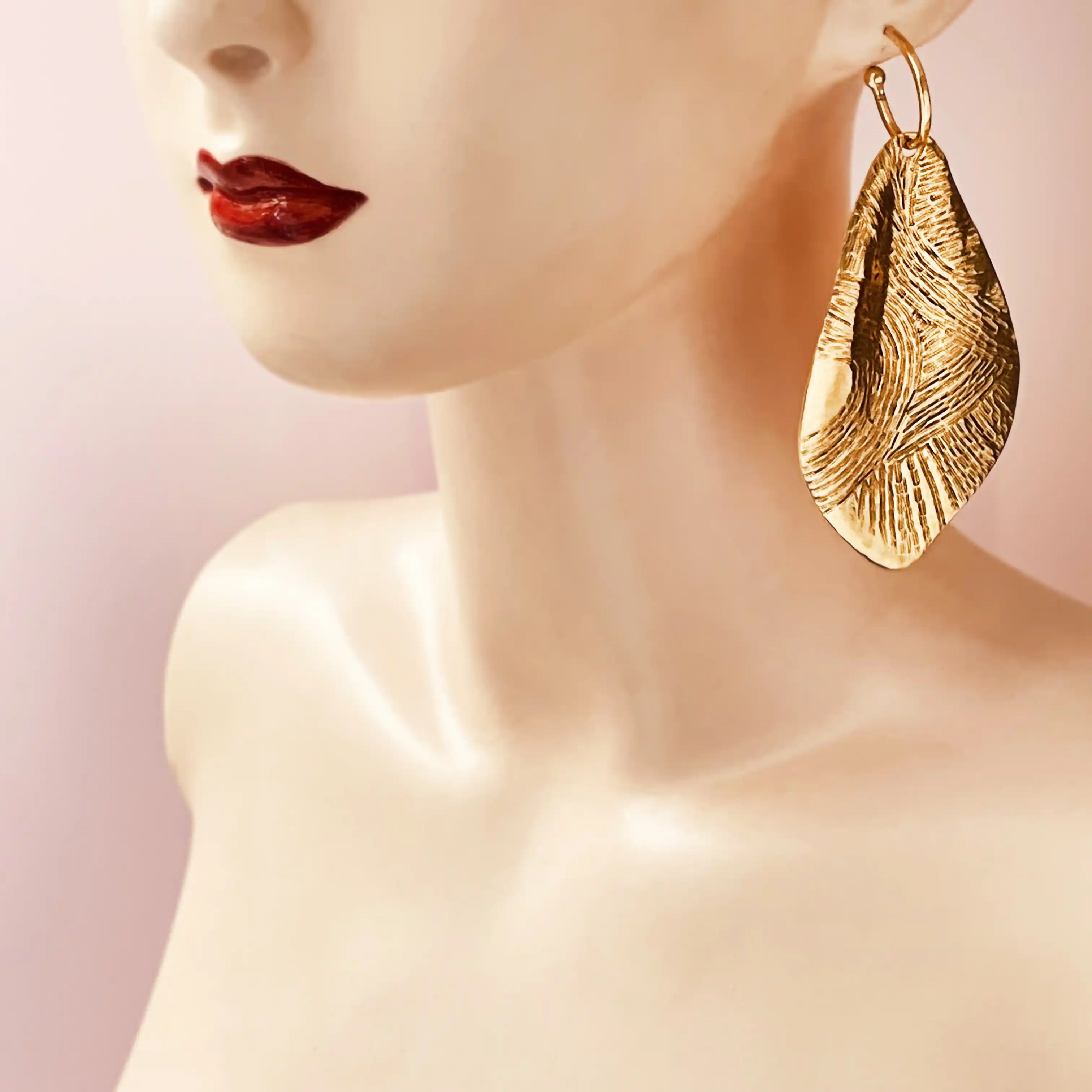 Boucles d'oreilles Empreintes Maxi