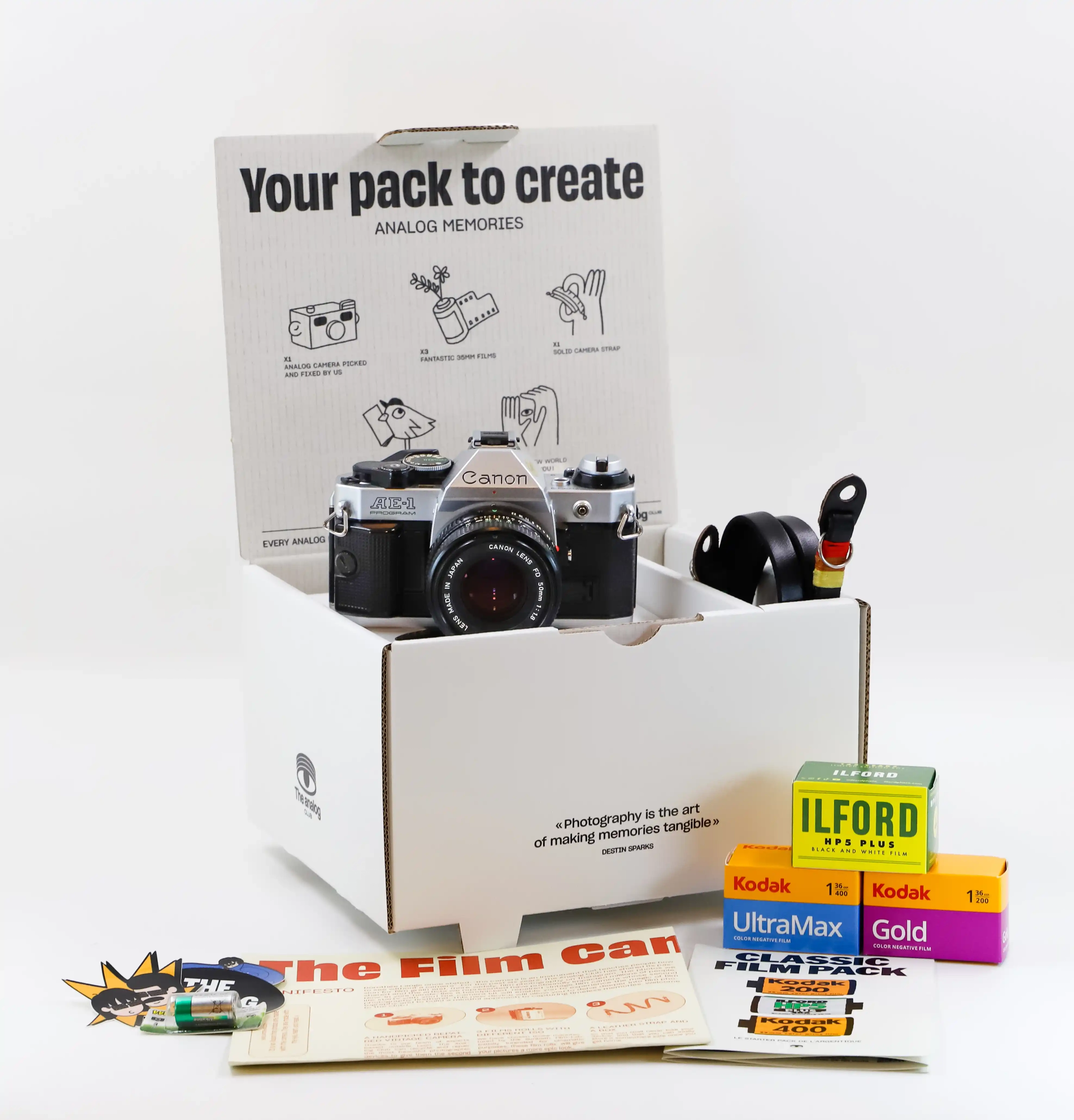 The Analog Box - Kit débutants photographie argentique