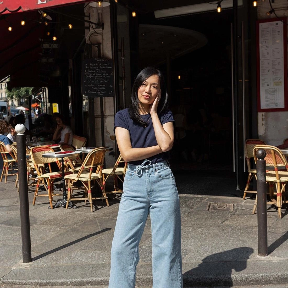 Jenna wide jeans - light blue