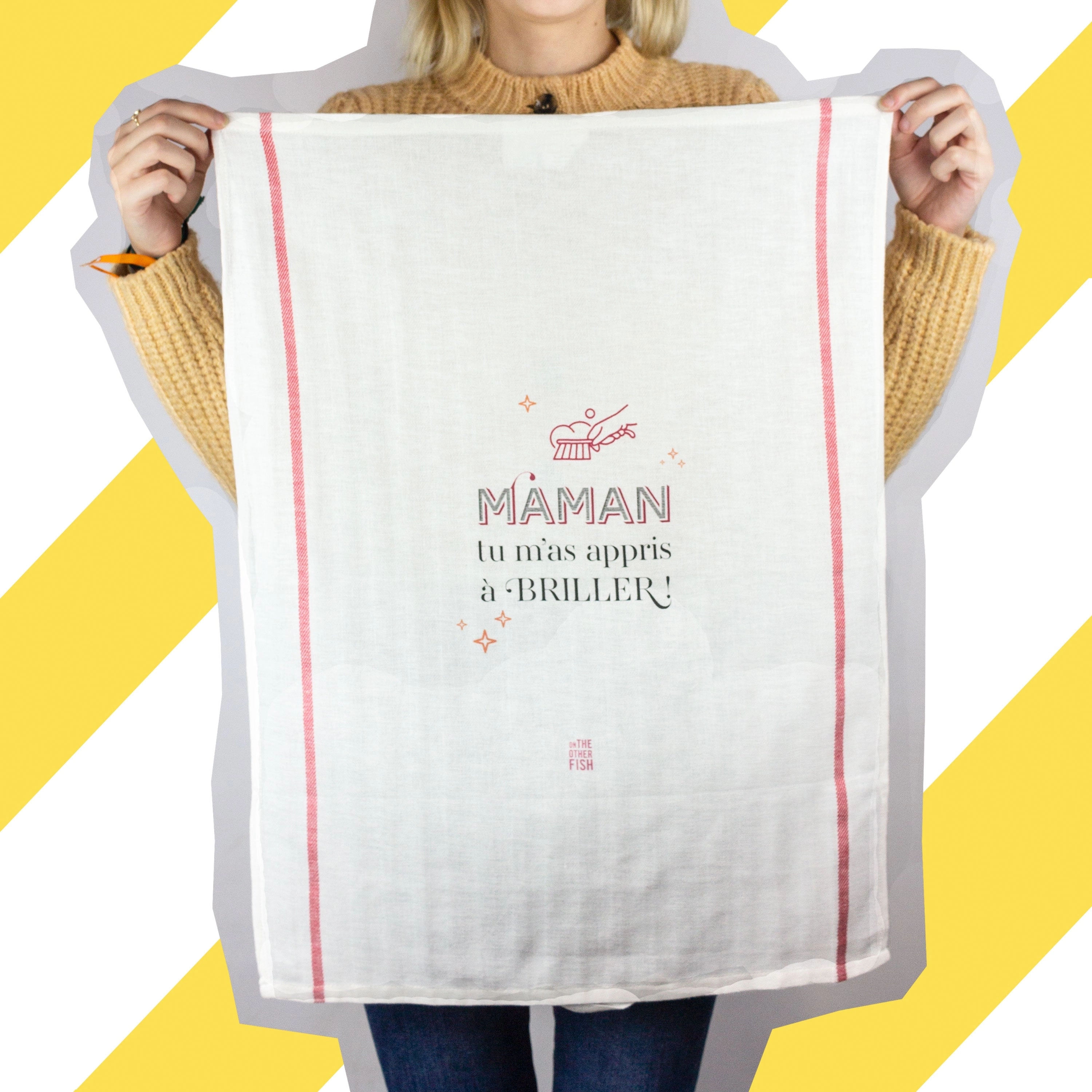 Torchon - Texte personnalisable