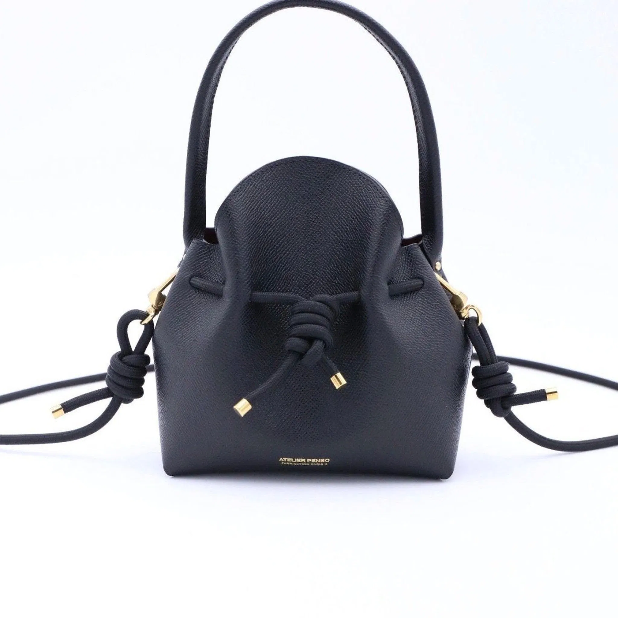 Mini Sac Seau Cuir - MINI BUCKET - Noir