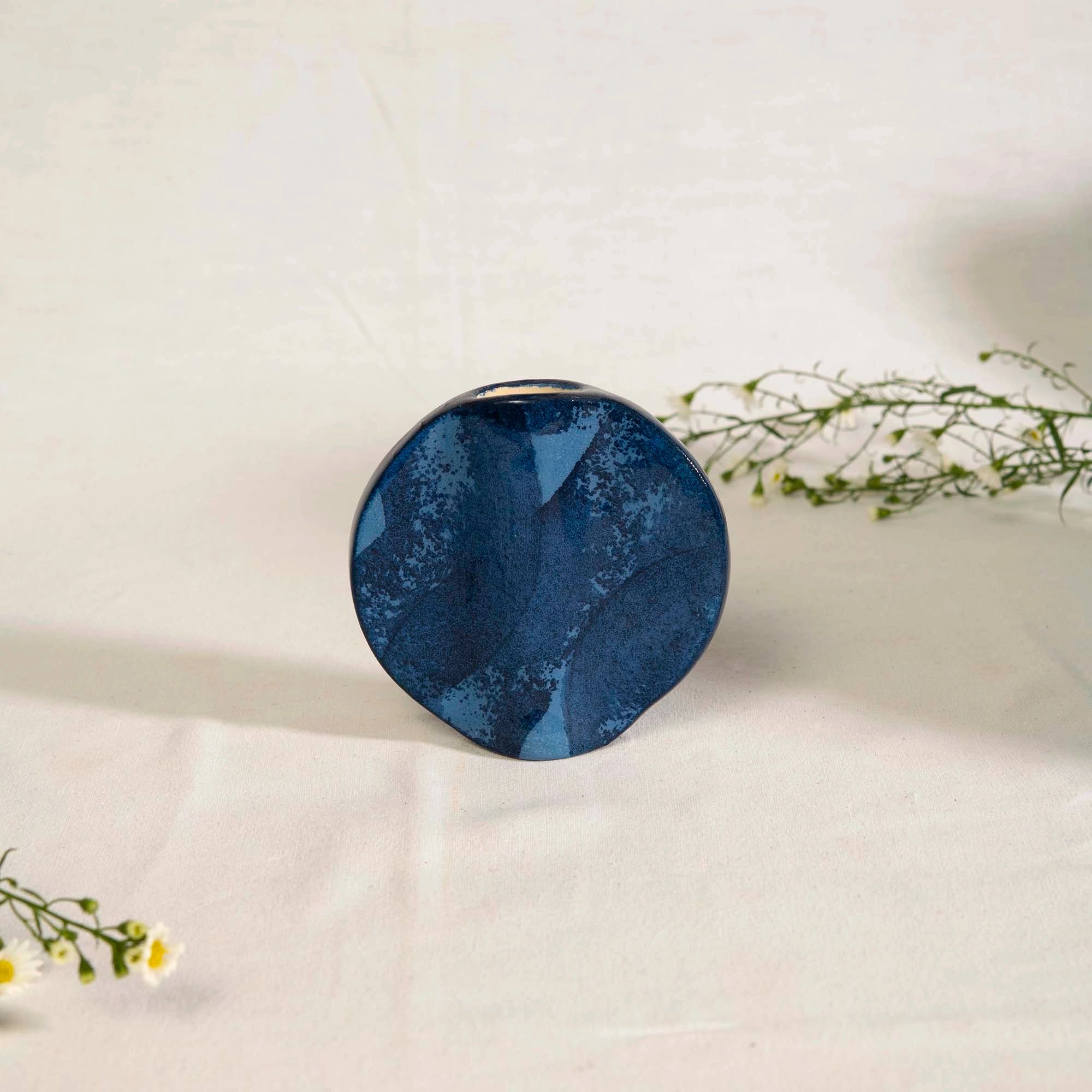 Petit vase Ovni - Bleu