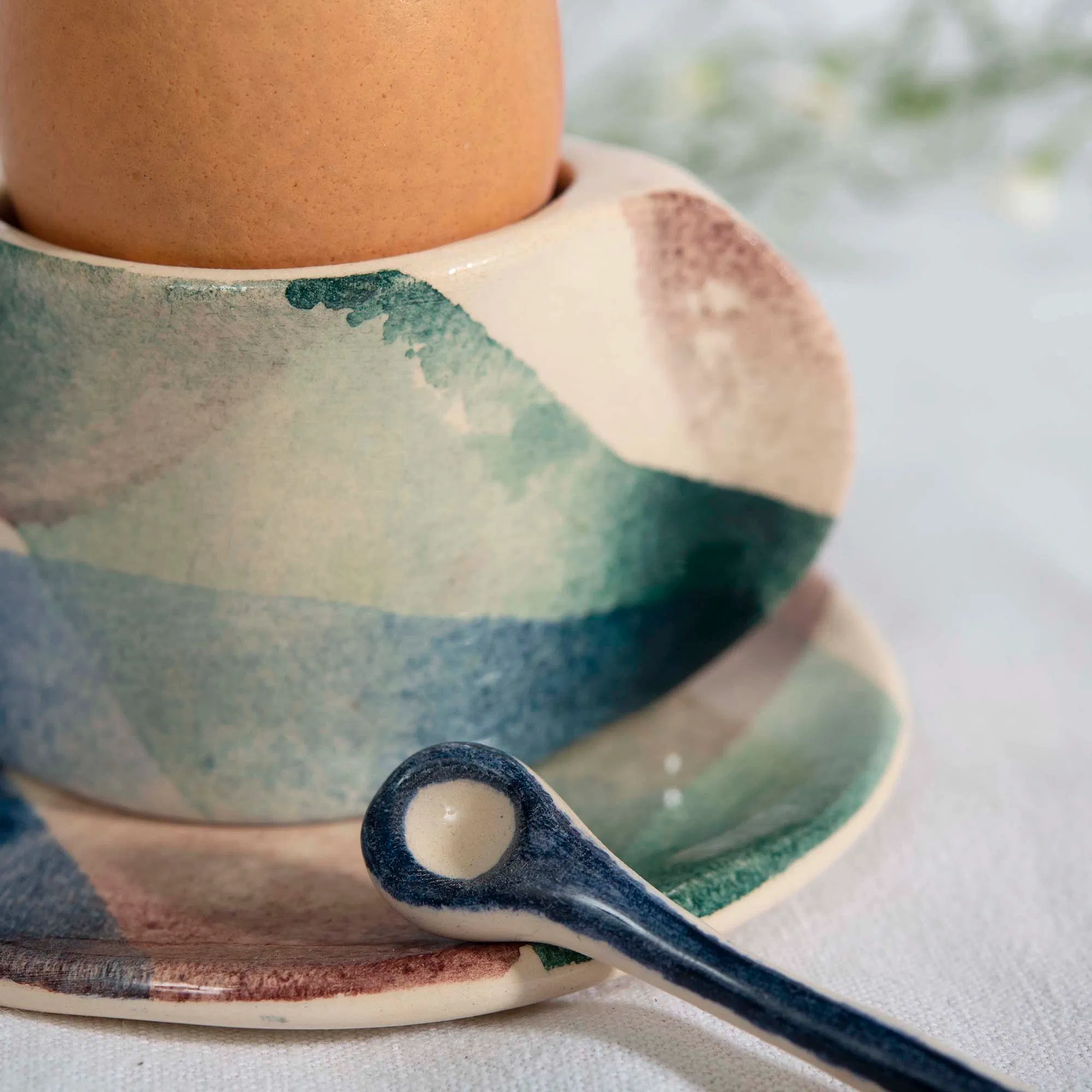 Coquetier - Entrelacs