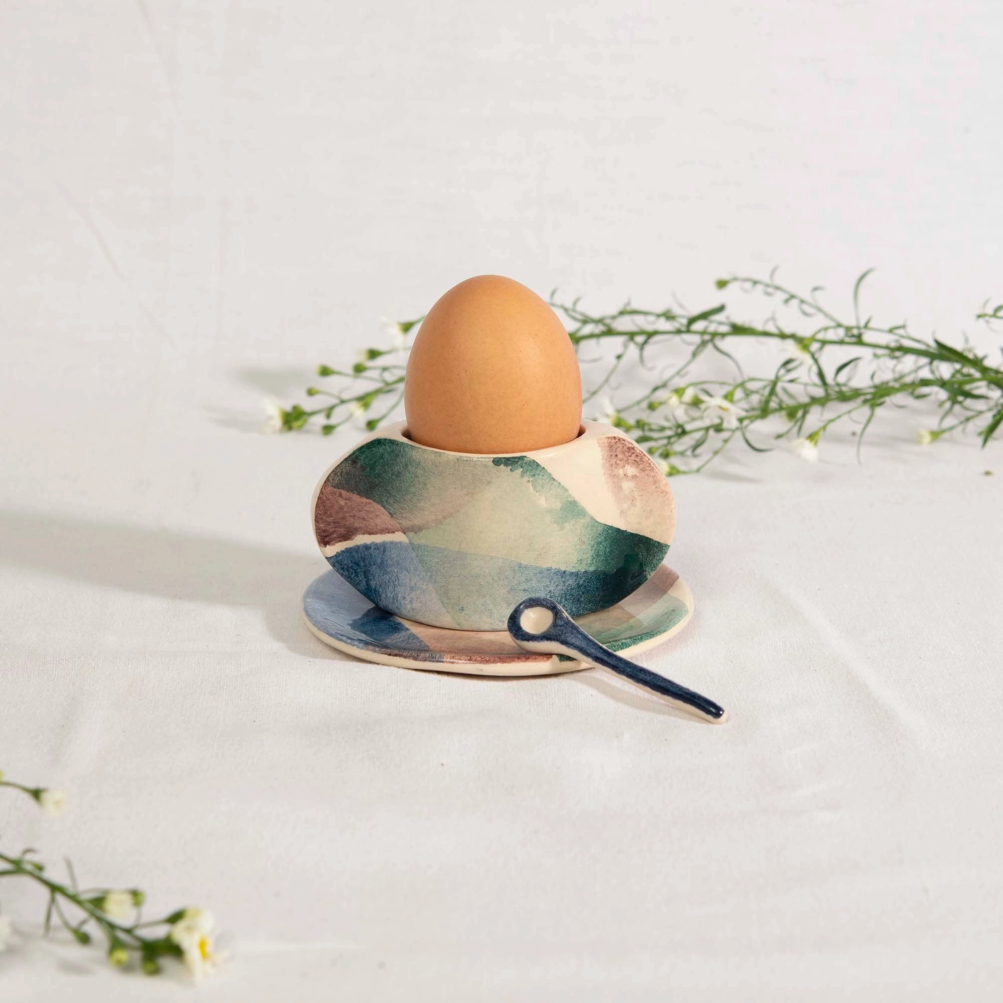 Coquetier - Entrelacs