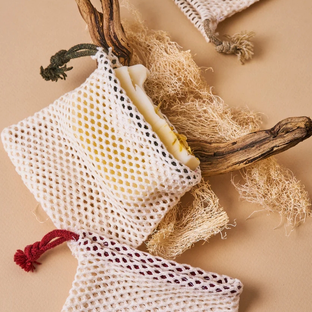 Filet pour chûtes de savon ou shampoing solide