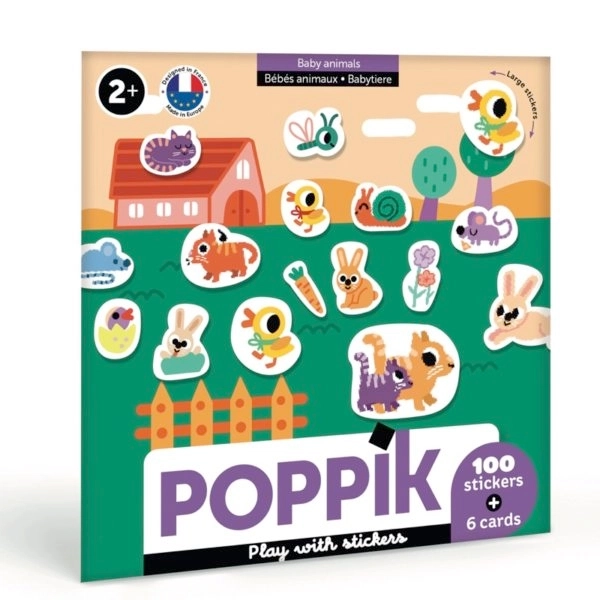 KIT enfants Poppik Les bébés animaux