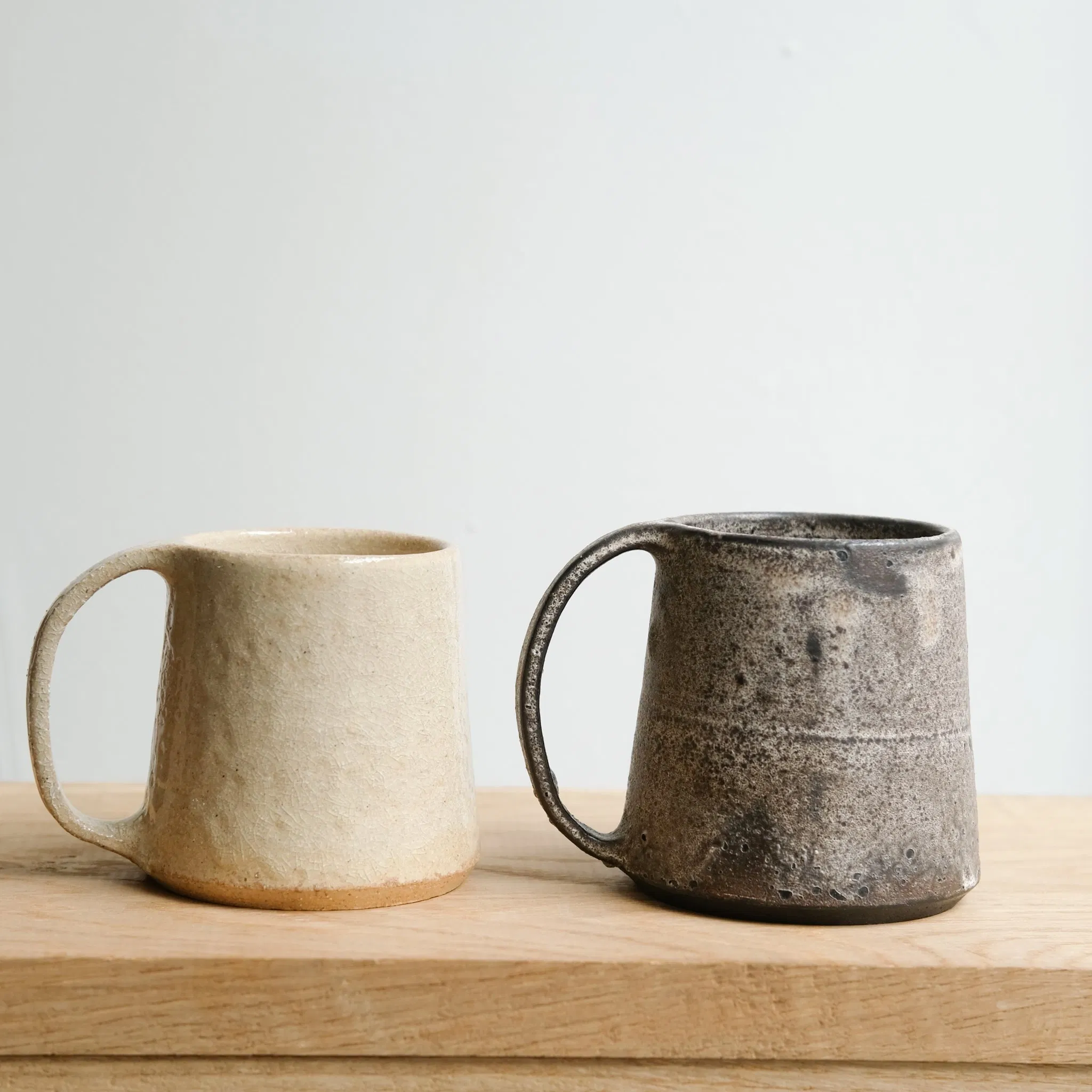 Mug en grès noir 245 ml - brun noir