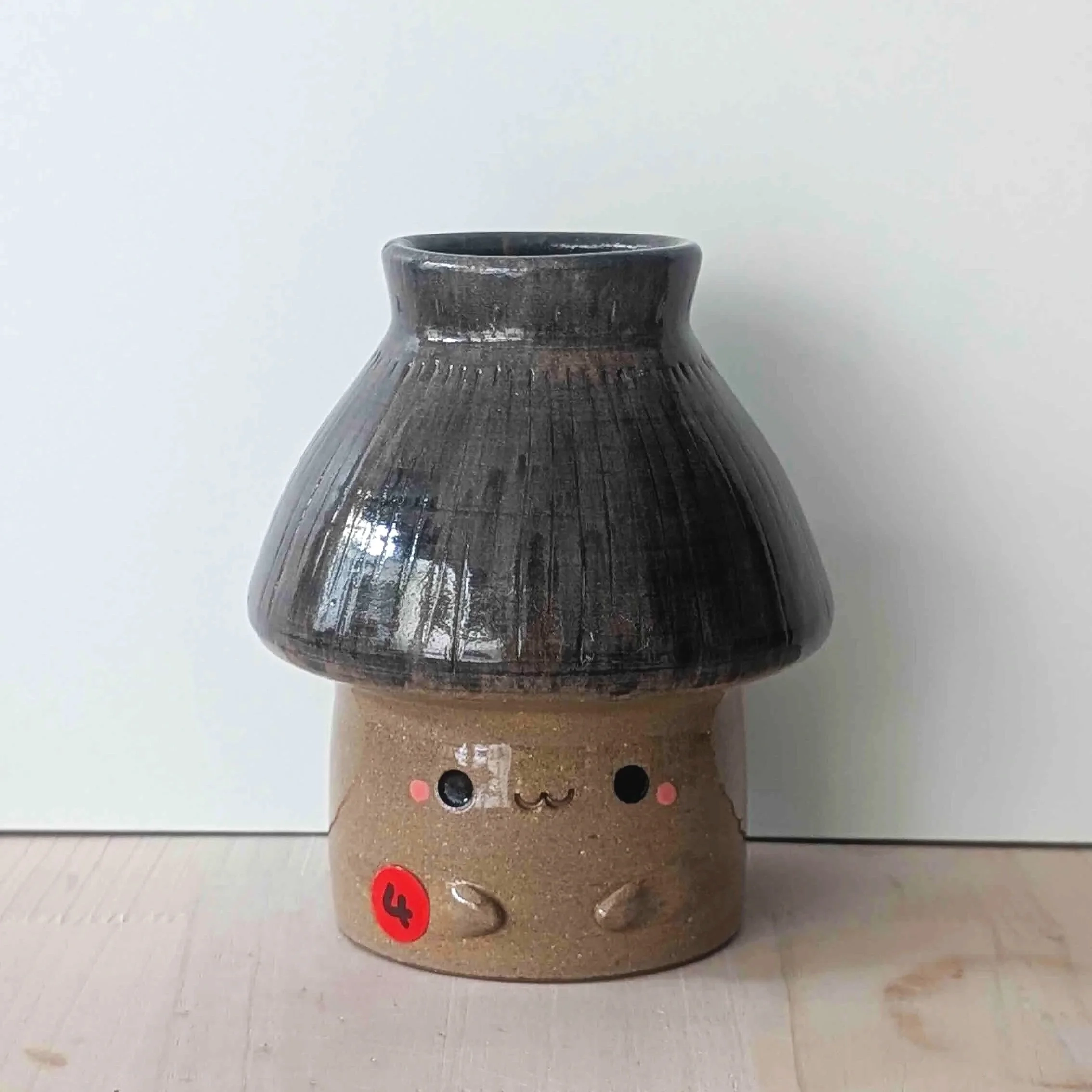 Soliflore Maison japonaise en céramique n°4
