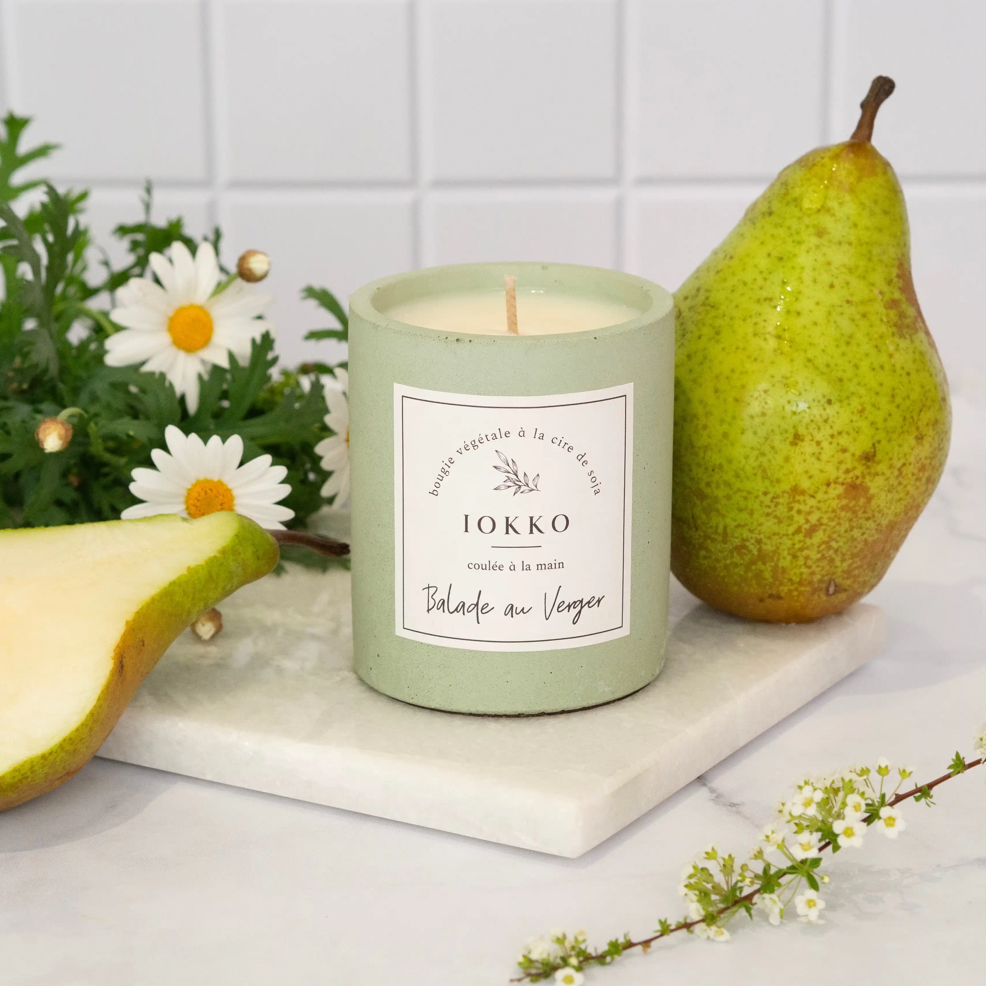 Bougie Parfumée Naturelle Balade Au Verger - 2 couleurs