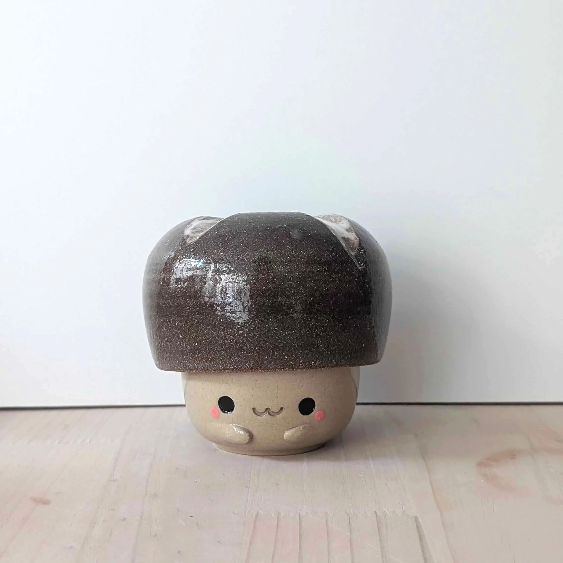 Duo tasse et bol Shiitake en céramique