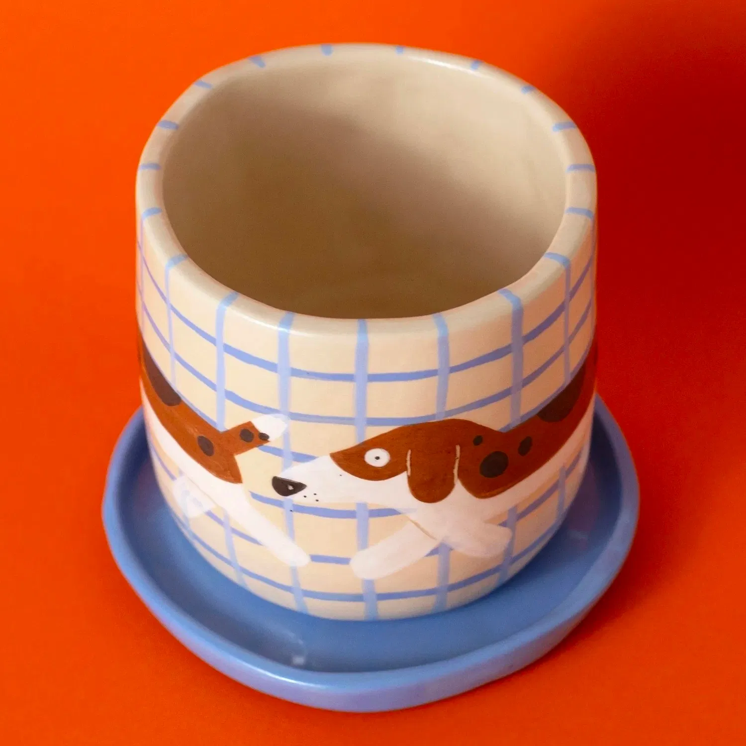 Pot de fleurs Pedro bleu