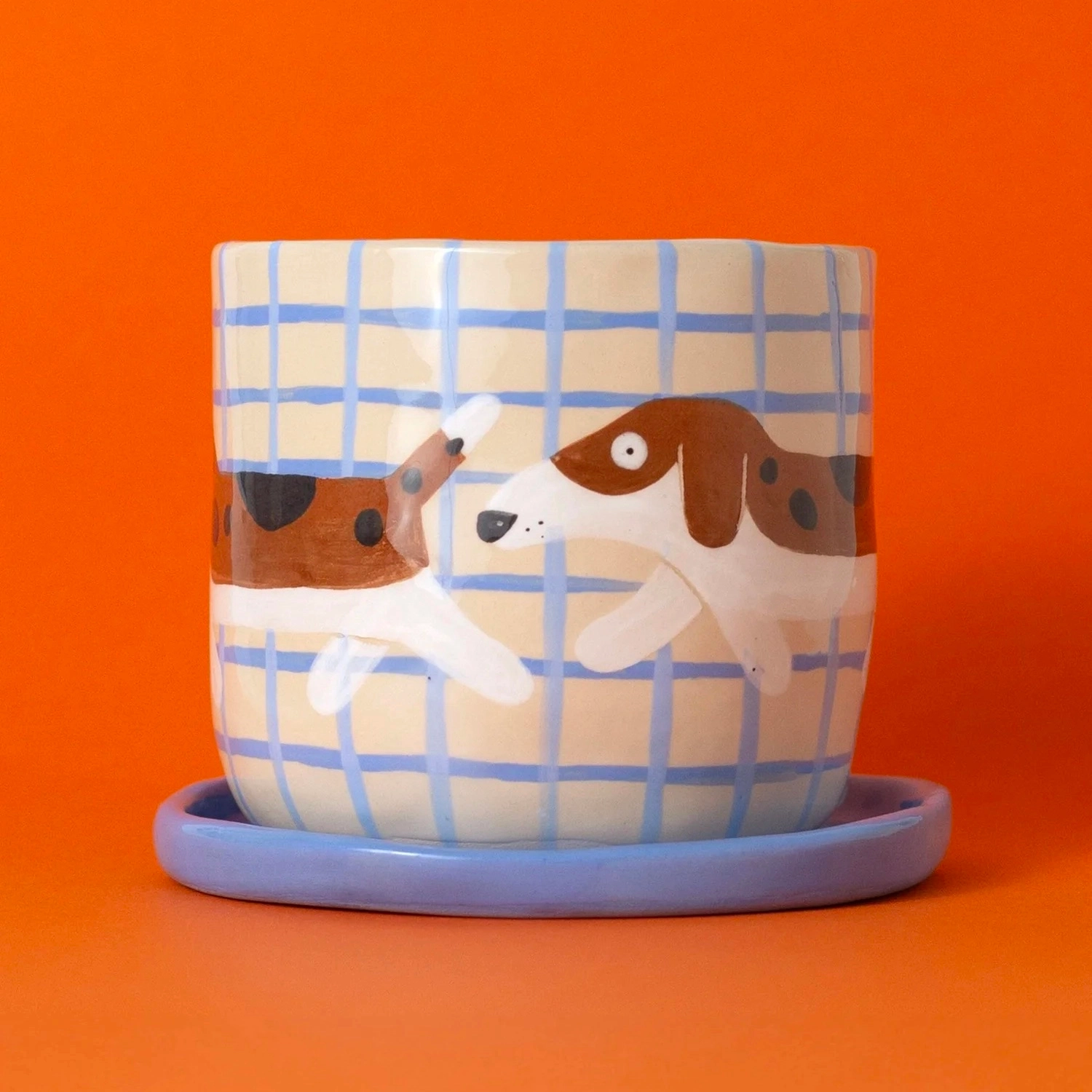 Pot de fleurs Pedro bleu