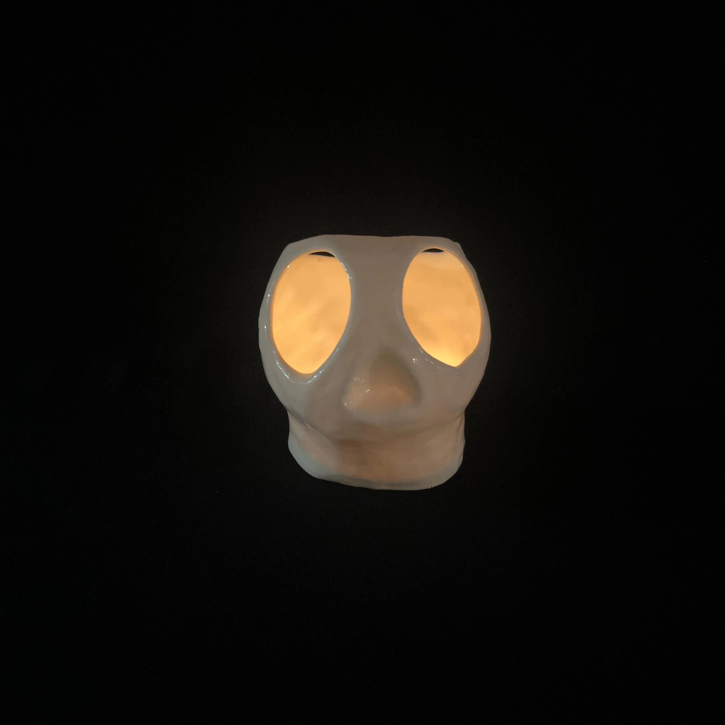 Photophore, porcelaine émaillée