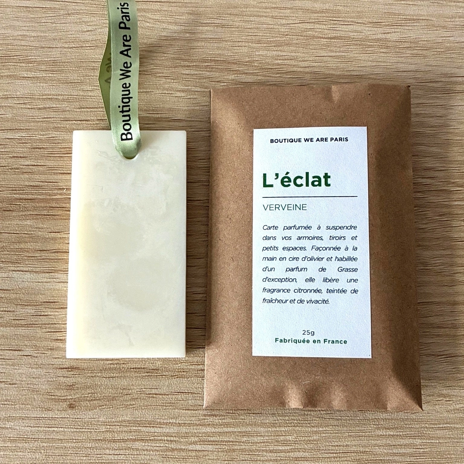 L'éclat, carte parfumée à la verveine