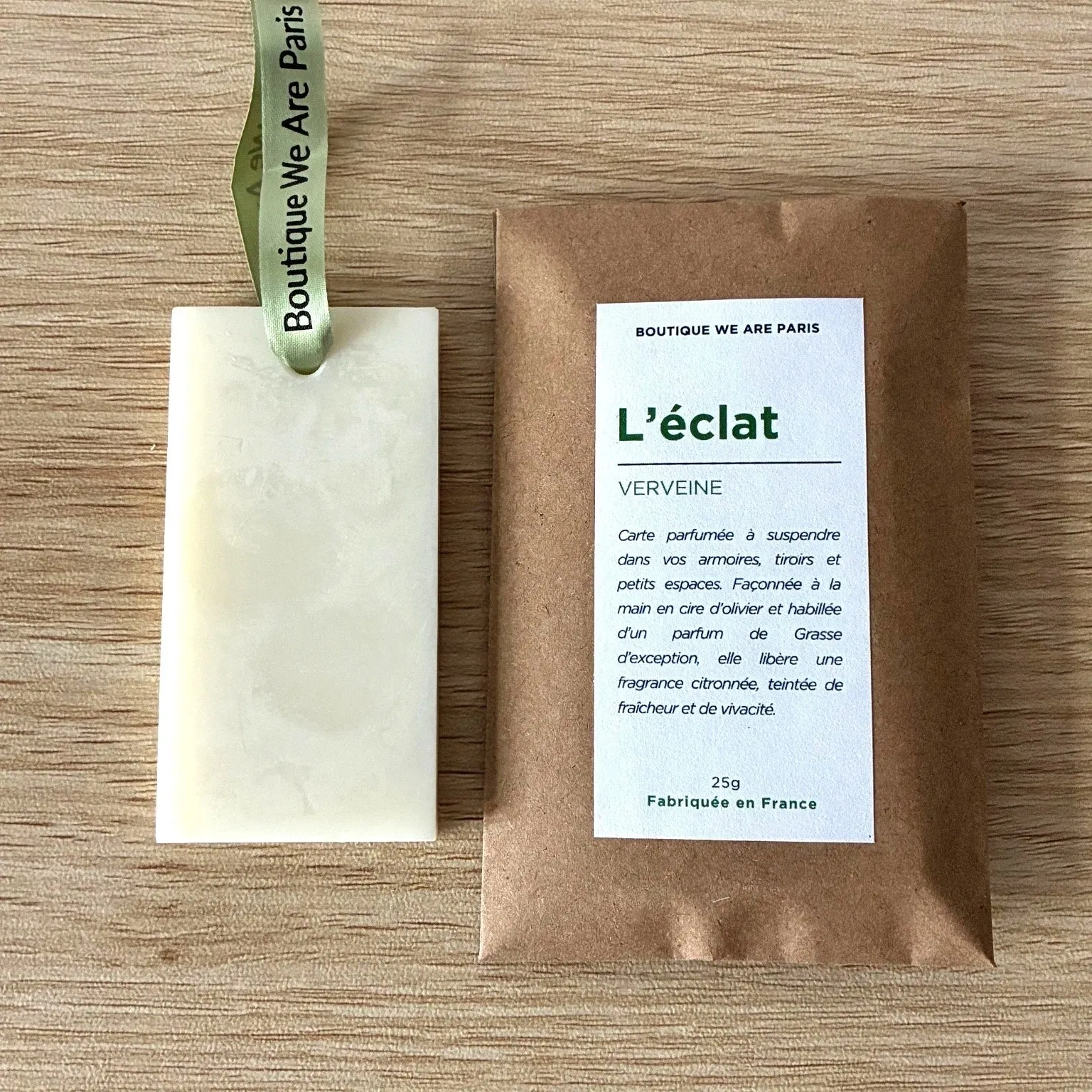 L'éclat, carte parfumée à la verveine