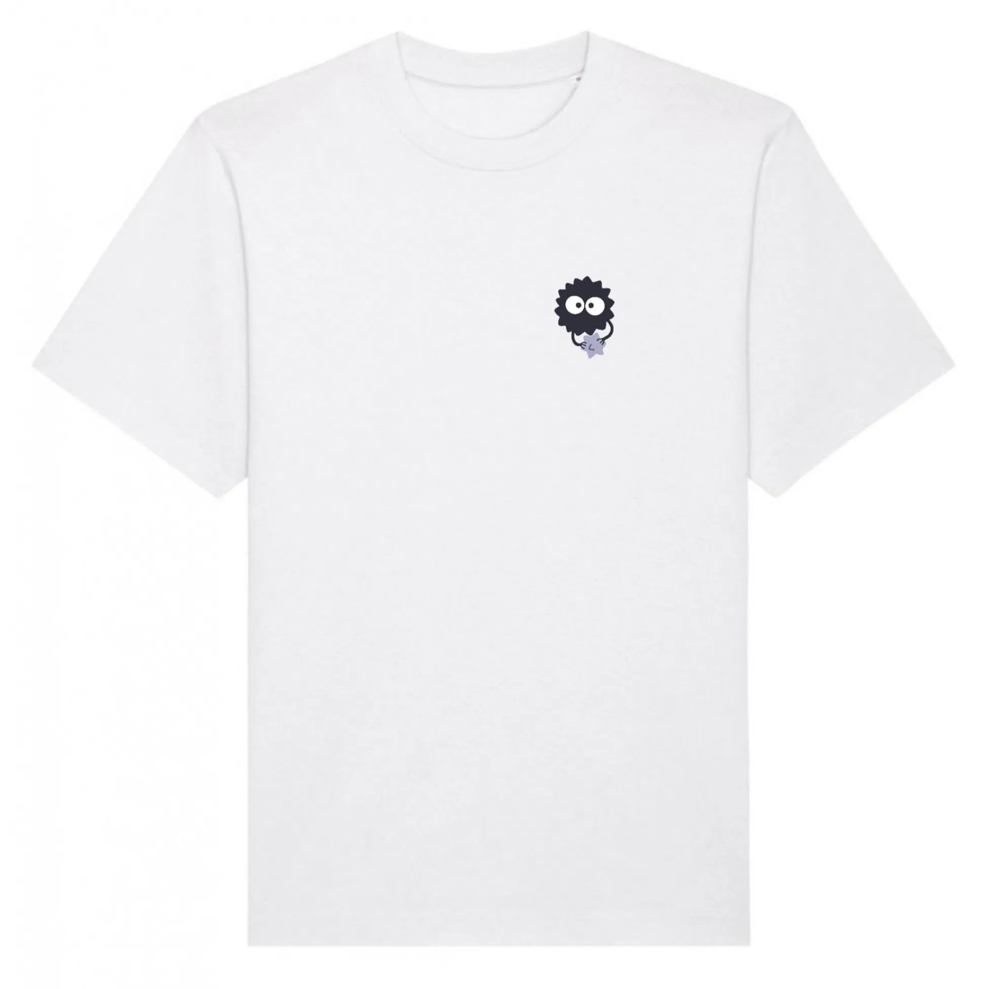T-shirt blanc Tasses joyeuses & boule de suif