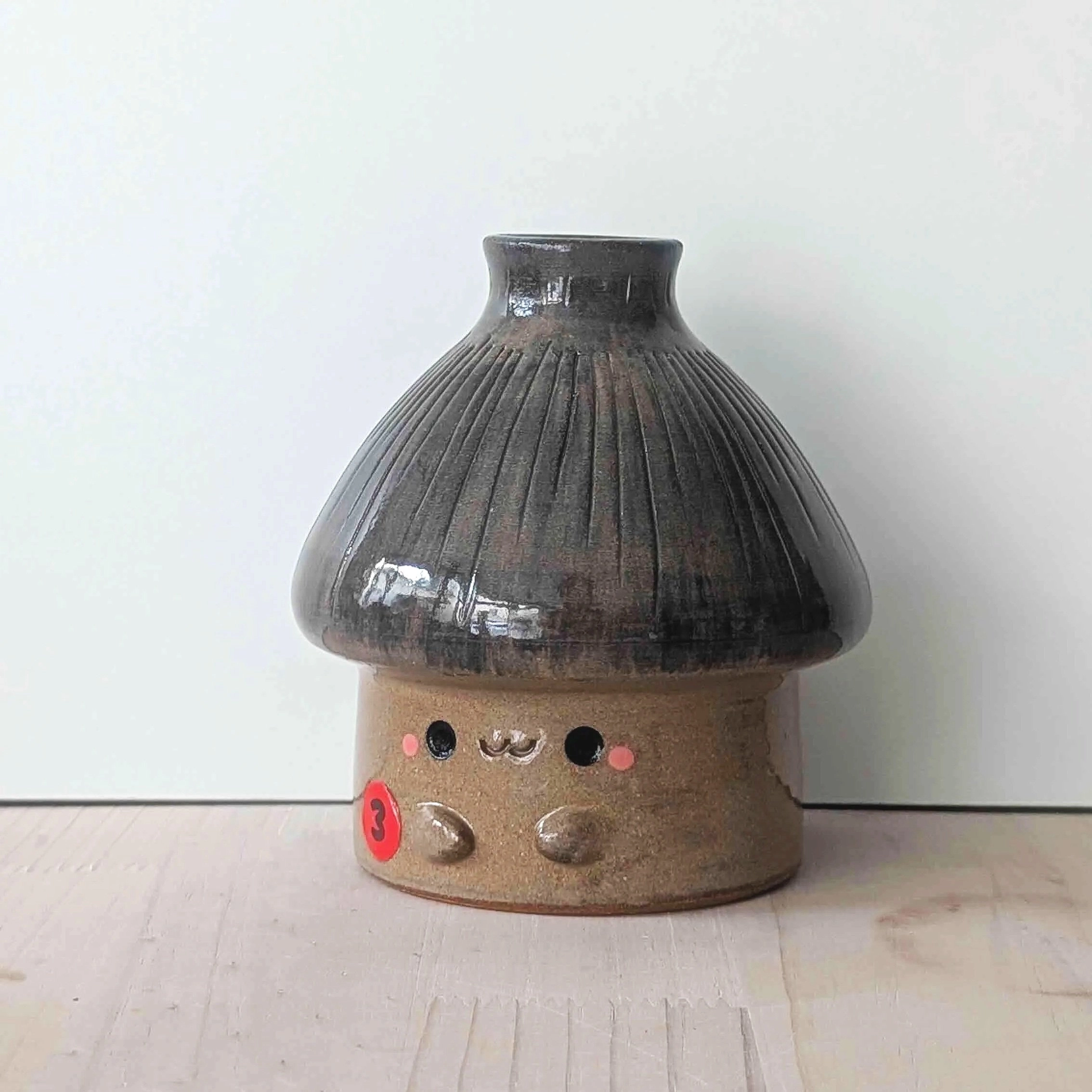 Soliflore Maison japonaise en céramique n°3
