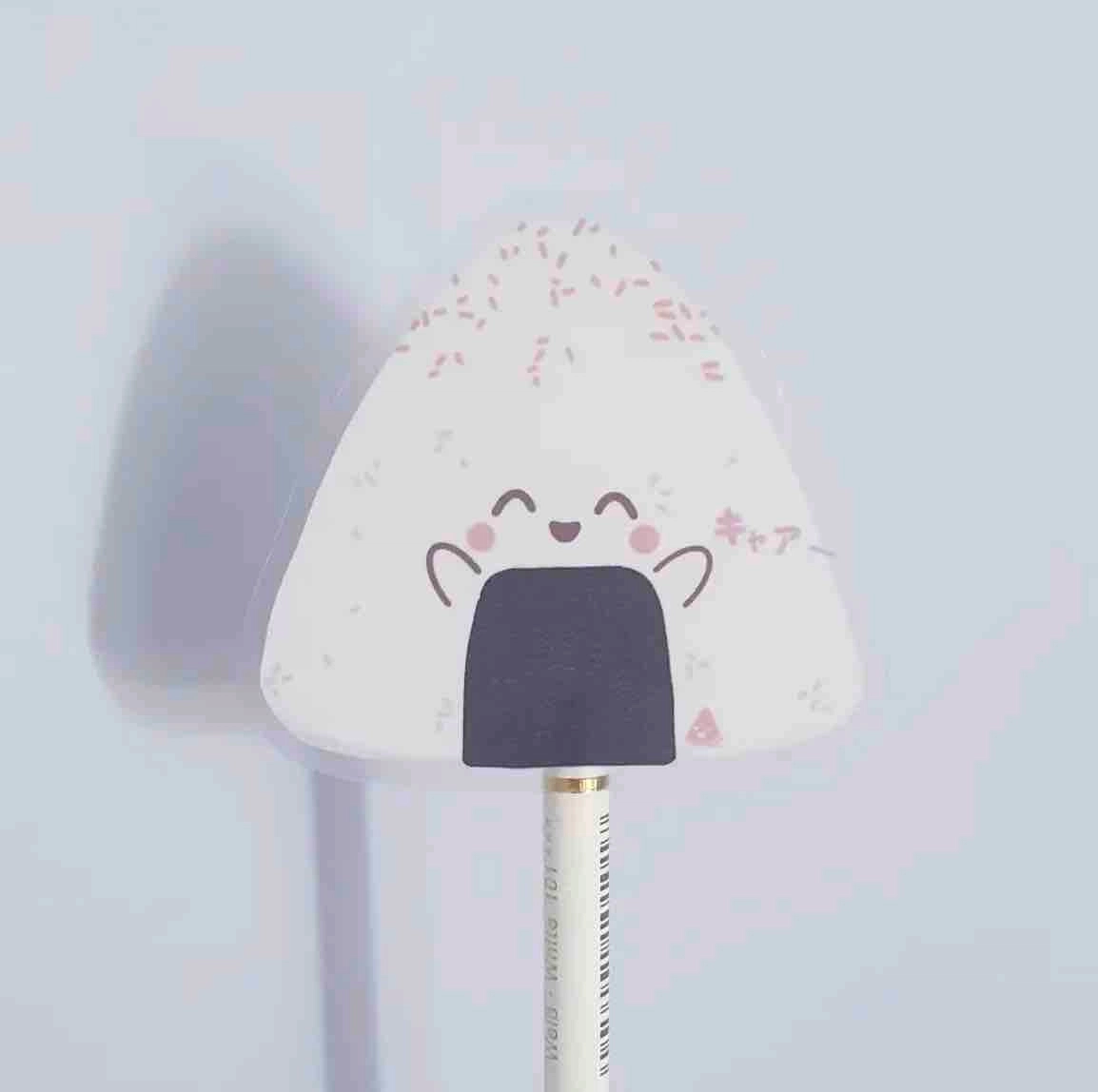 Sticker illustré Onigiri