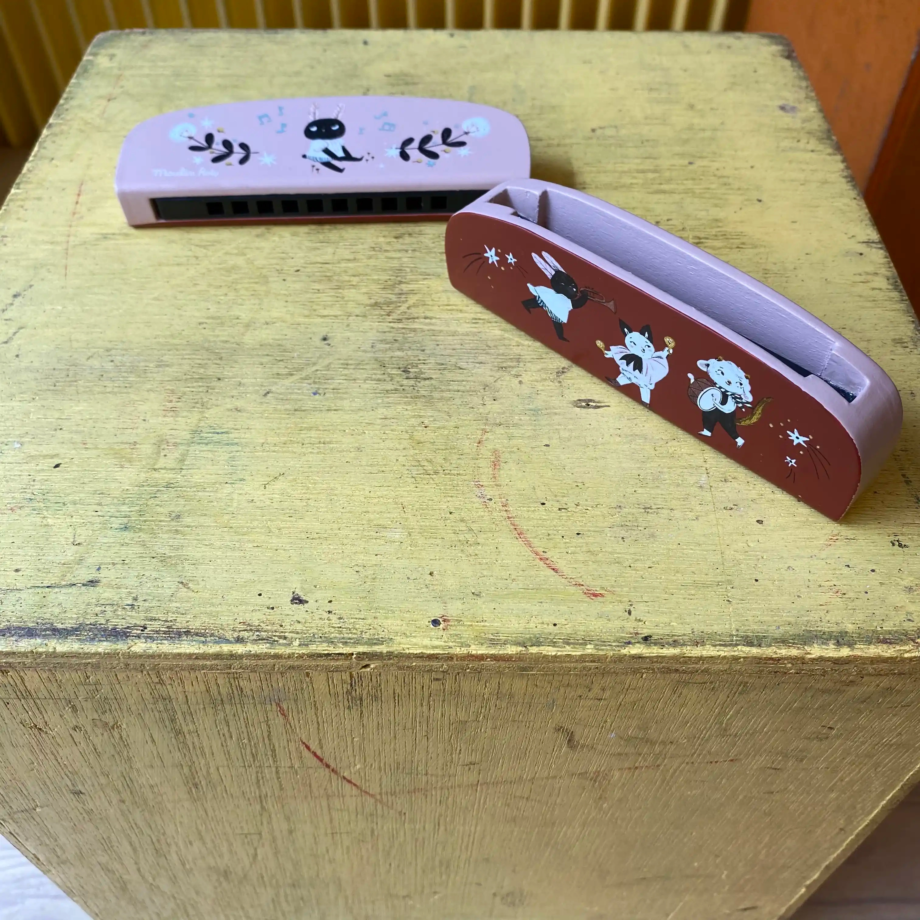 Harmonica Après la Pluie toy music instrument Moulin Roty