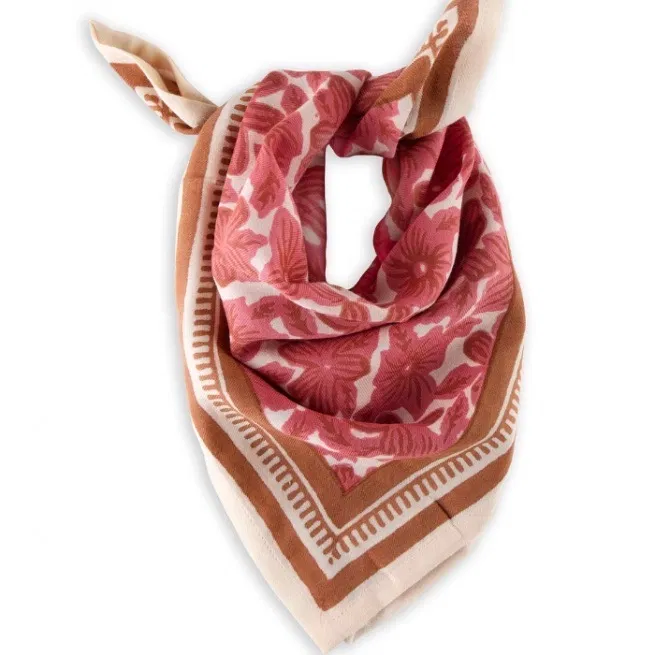 Foulard Manoa rosa – Bindi Atelier