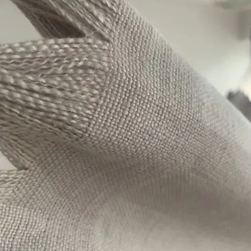 Hamac d’intérieur en lin blanc ice