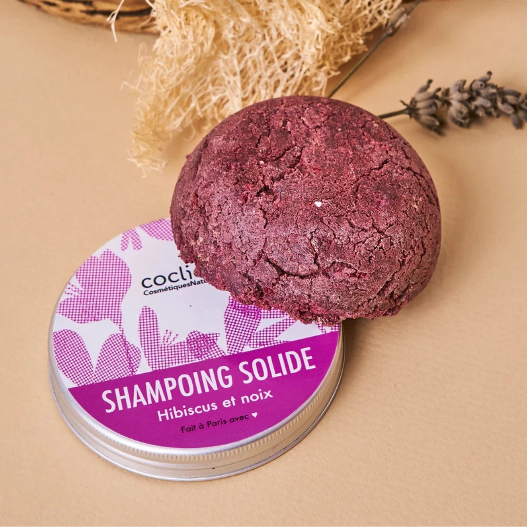 Shampoing solide Hibiscus et Huile de noix